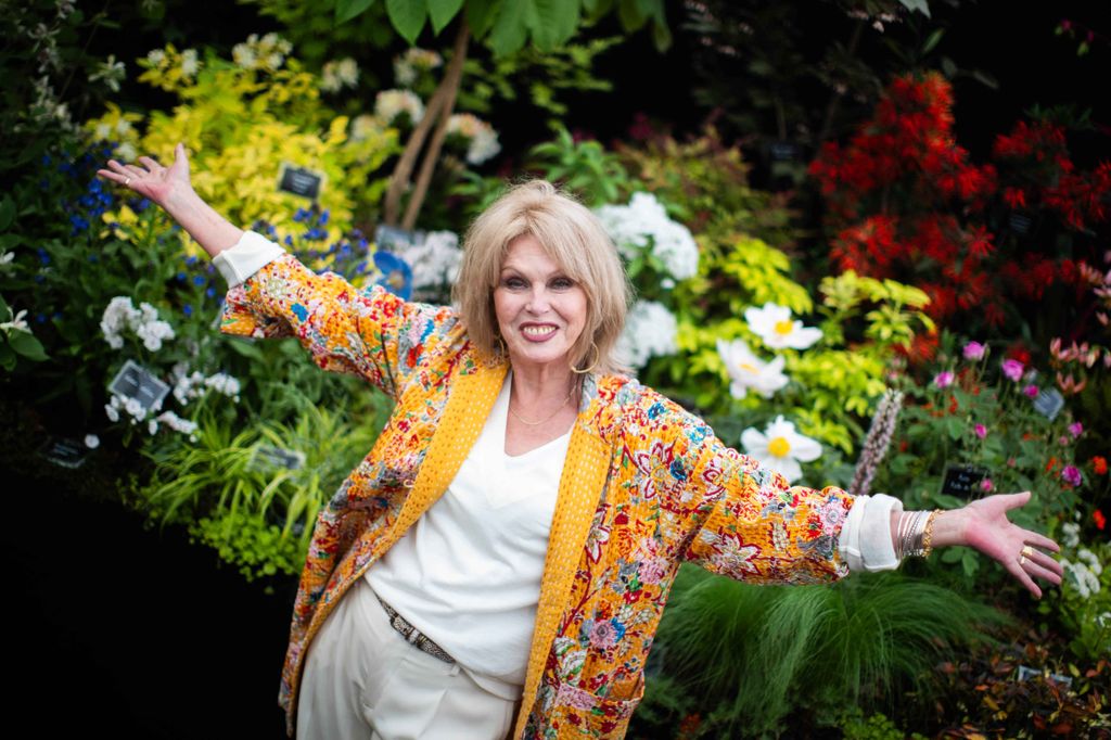 Joanna Lumley at the RHS Chelsea Flower Show
