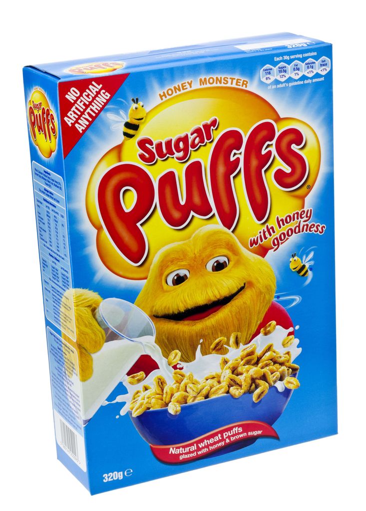 Mandatory Credit: Photo by Steve Meddle/Shutterstock (2051091c)
Box of Sugar Puffs Breakfast Cereal
Breakfast Cereal - Jan 2013.