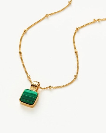 Missoma Malachite Necklace