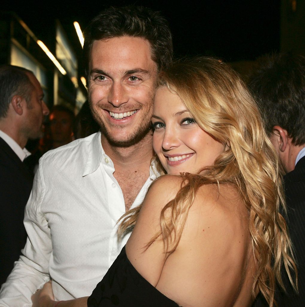 Oliver and Kate Hudson at a premiere event