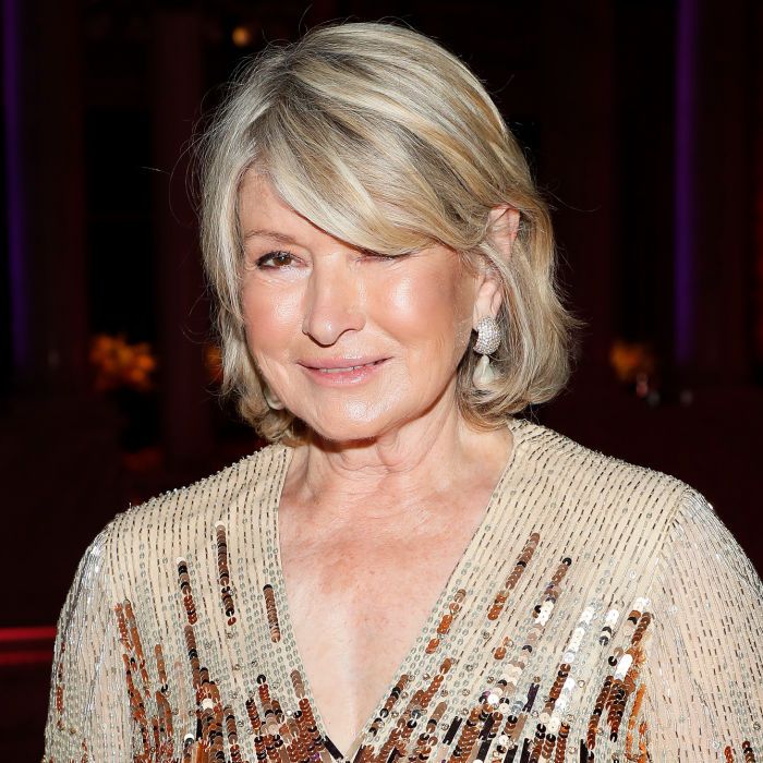 martha stewart with glowing skin