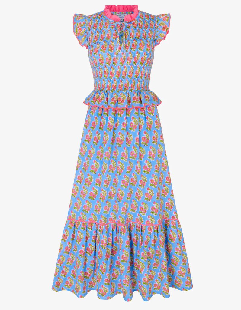 Cornflower Aster Harper Dress