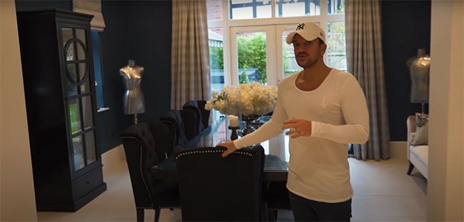 peter andre dining room