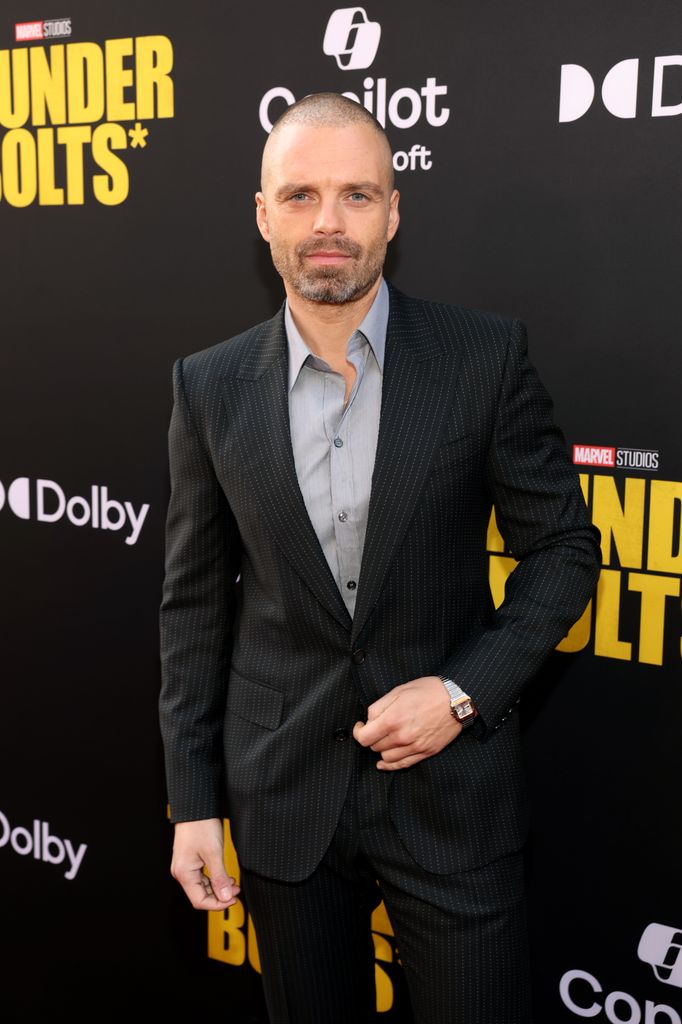 photo of sebastian stan with shaved head