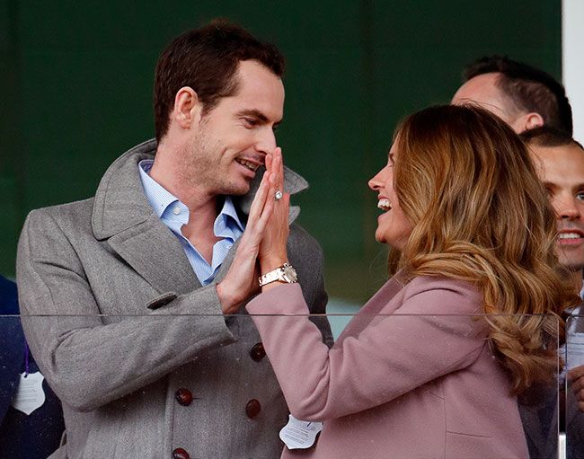 andy murray kim sears high five