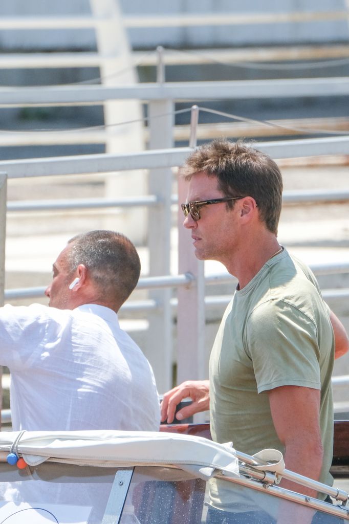 Tom Brady heads to Venice airport Marco Polo