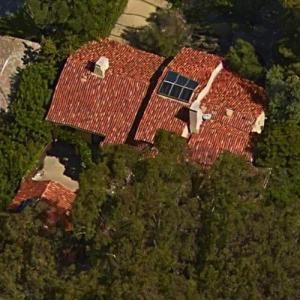 aerial view drew carey la home