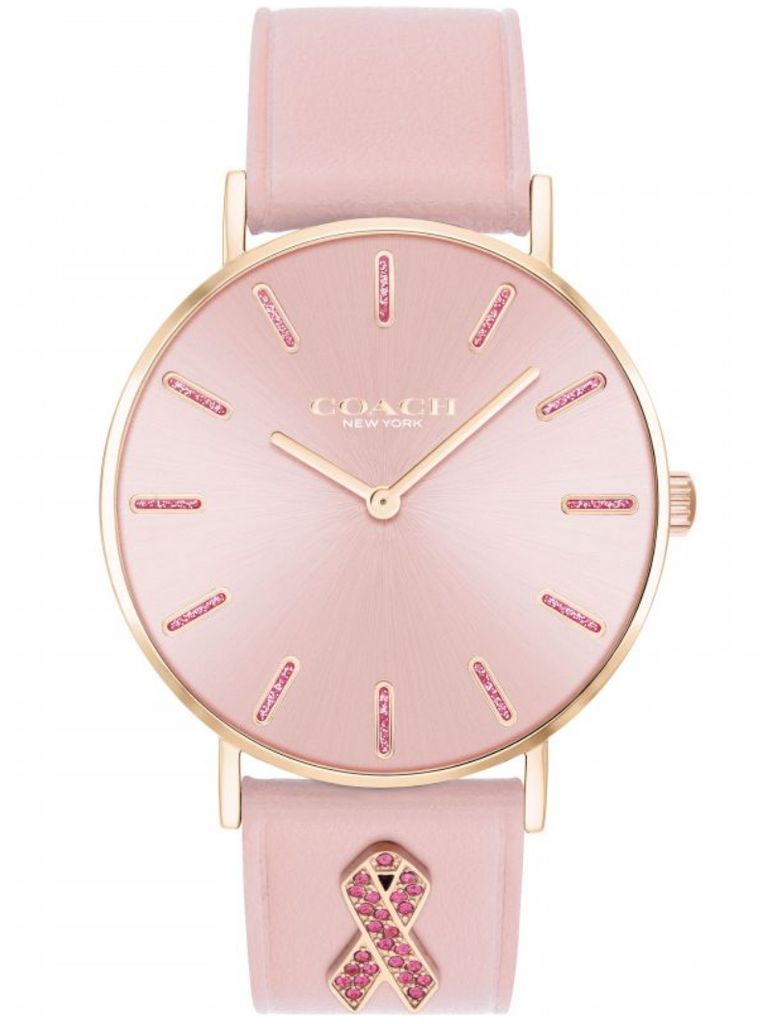 coach pink watch