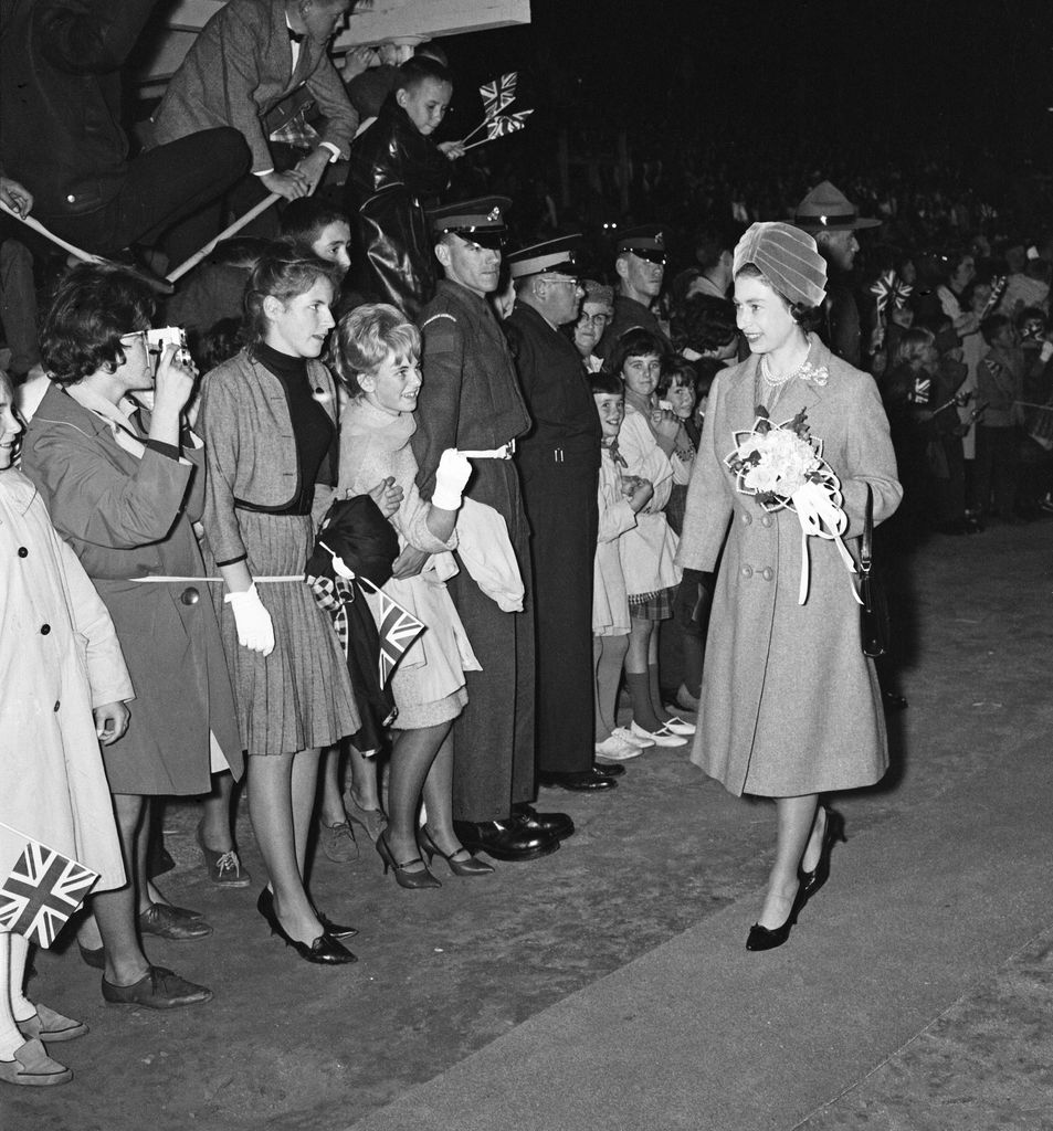Queen Elizabeth II looking lovely during her visit to Canada, October 1964