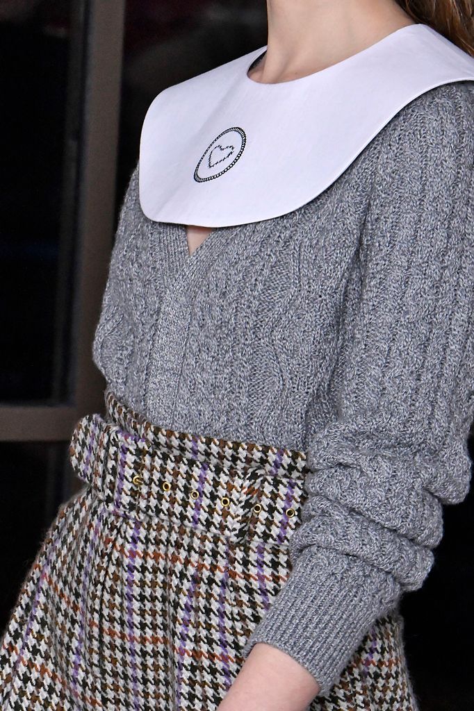Kate's skirt was thought to be this Emilia Wickstead design that featured in the brand's Ready to Wear Fall 2018 runway show