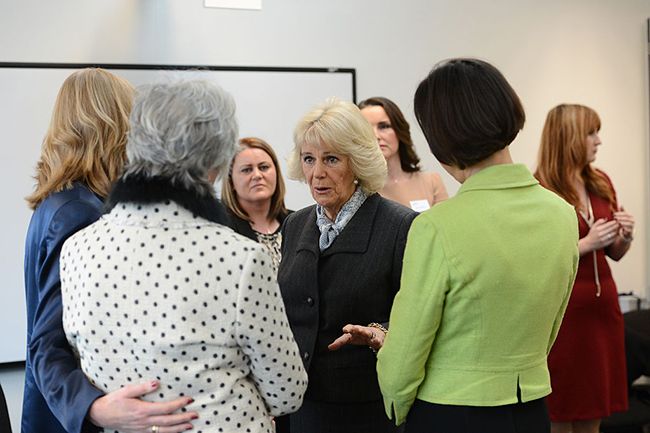 queen consort camilla meeting diana parkes