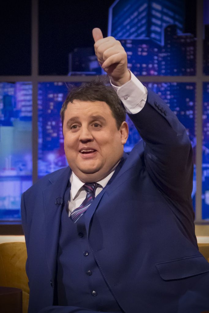 Peter Kay giving a thumbs up