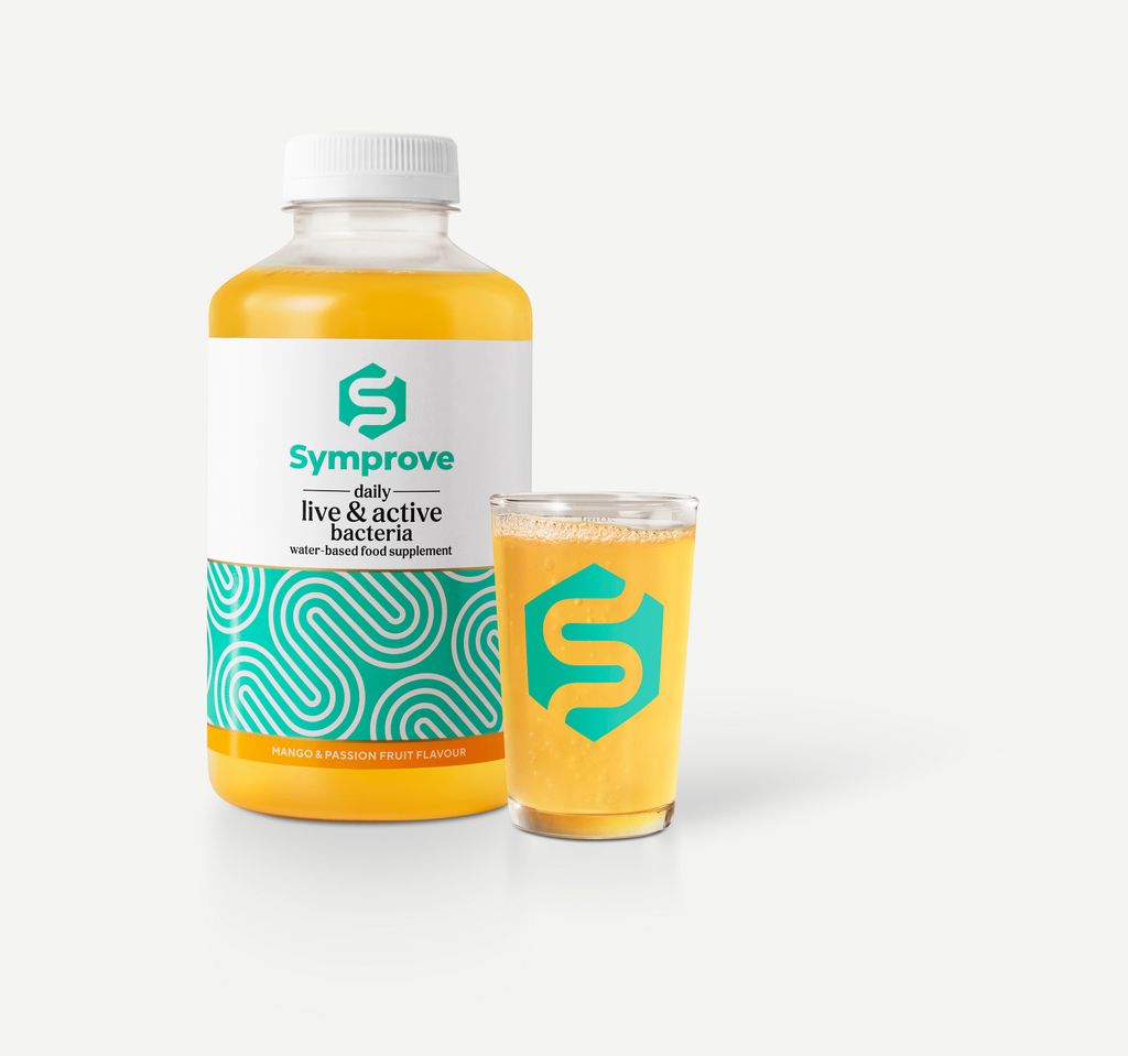 bottle and shot of symprove