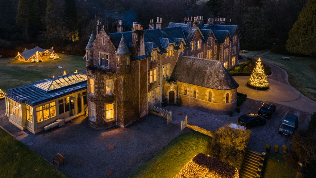 Christmas at Cromlix looks truly magical 