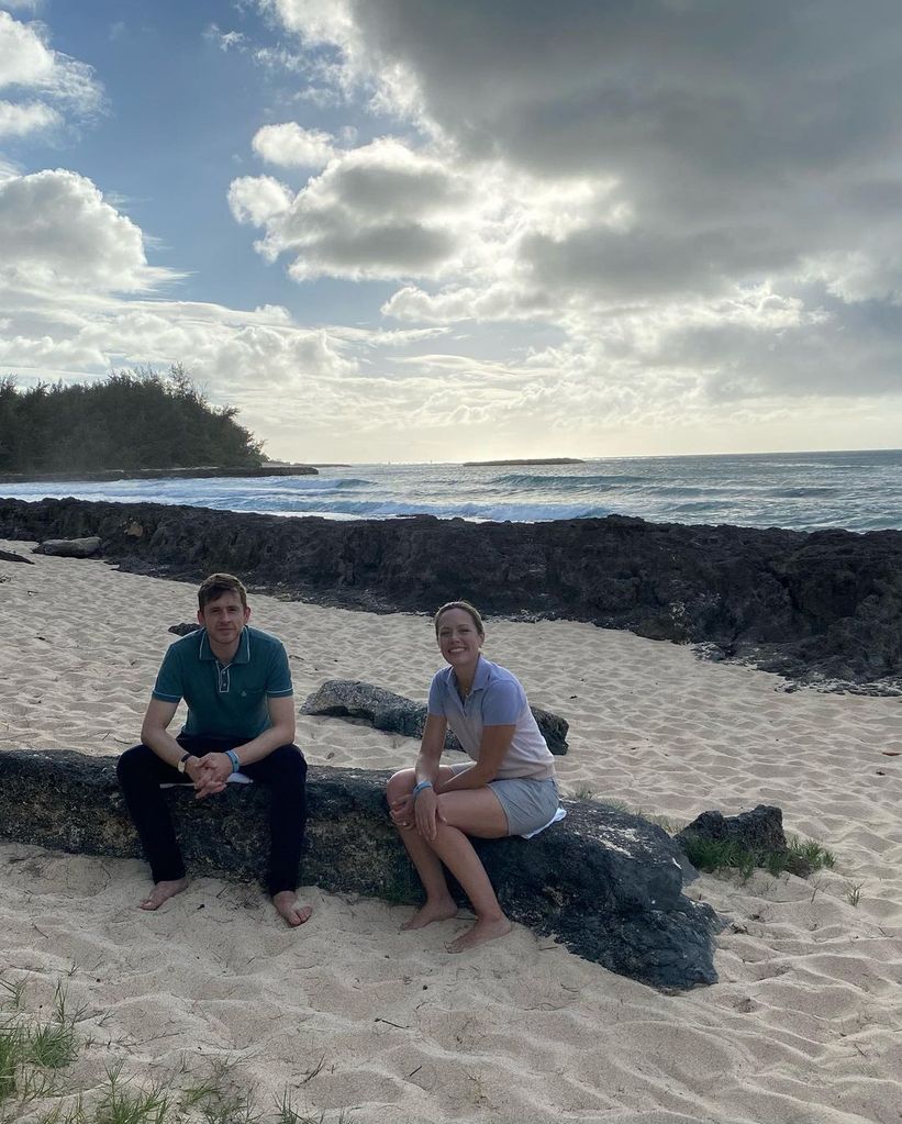 Dylan Dreyer shared a lovely photo taken on the beach in Hawaii