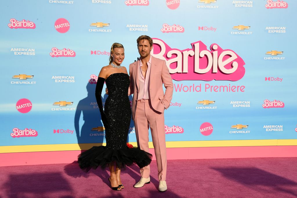  Margot Robbie and Ryan Gosling attend the World Premiere of "Barbie" 