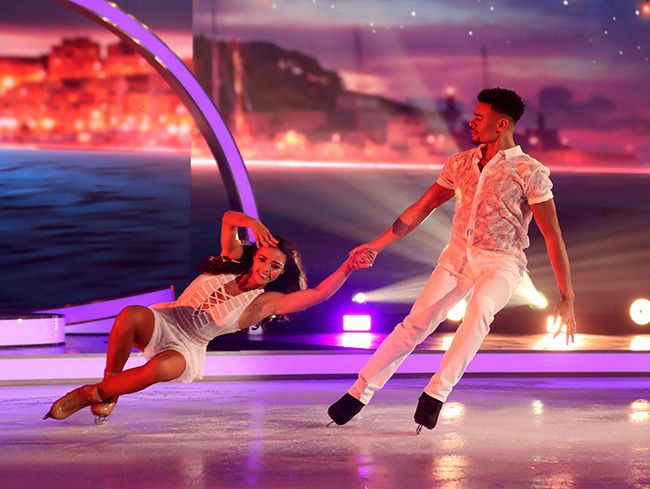 wes nelson and vanessa bauer on dancing on ice