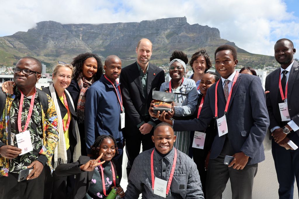 Prince William outside the Table Mountain