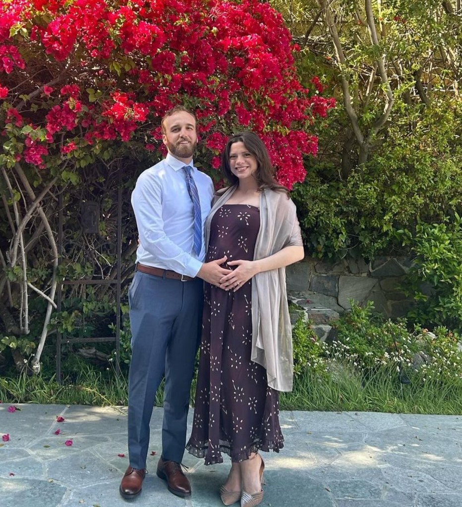Photo of Clint Eastwood's youngest daughter Morgan Eastwood, pregnant, with her husband Tanner Koopmans