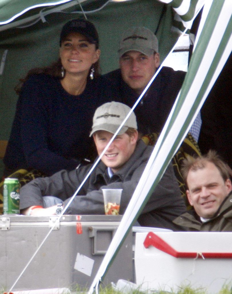 Prince Harry also joined in with his brother's birthday celebrations