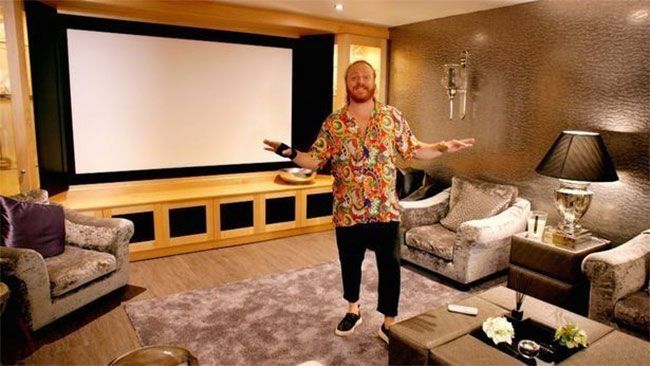 Michael Owen house cinema room