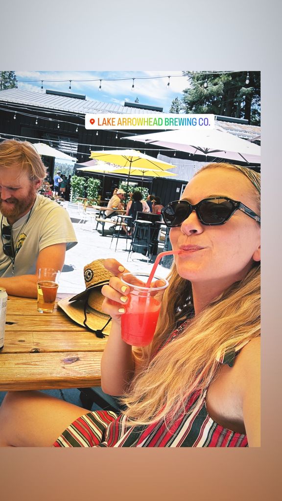 Wyatt Russell and Meredith Hagner on a day out in a photo shared on Instagram