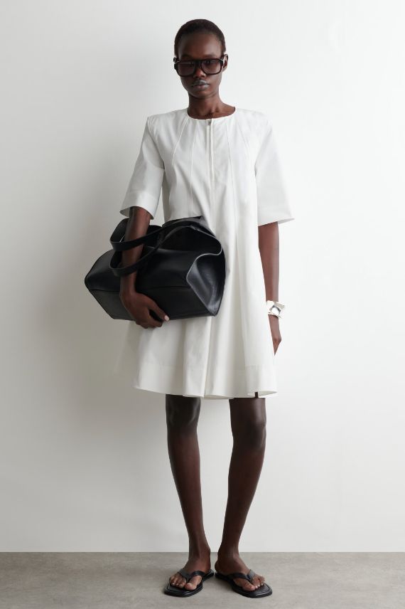 Cos White Mini Dress