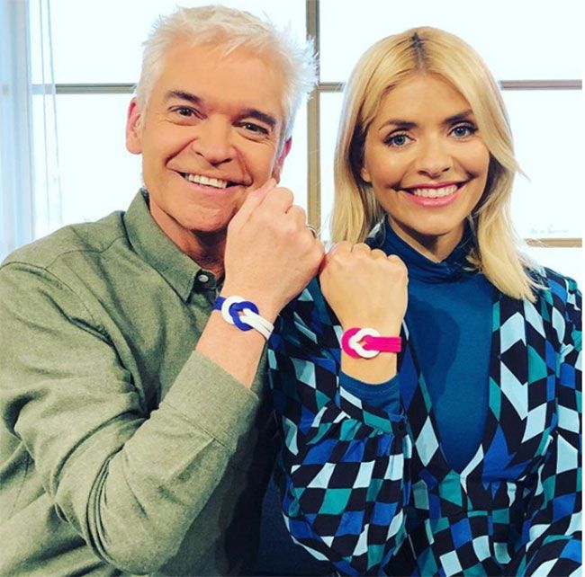 holly willoughby phillip schofield unity bands