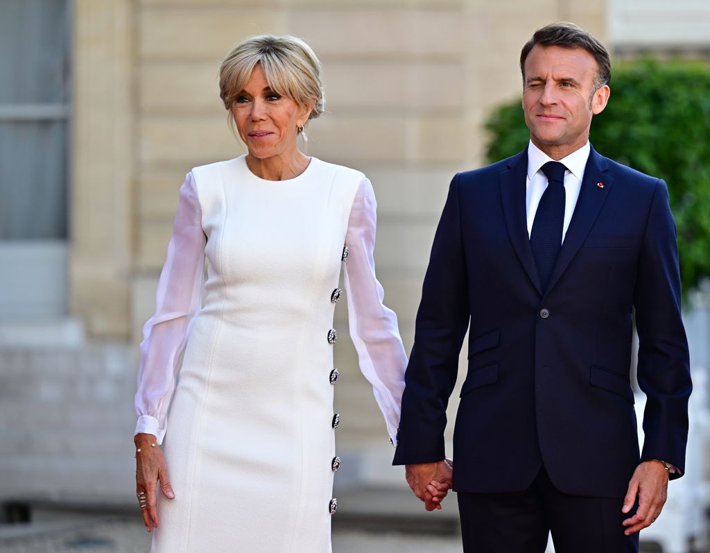 Brigitte Macron and French President Emmanuel Macron