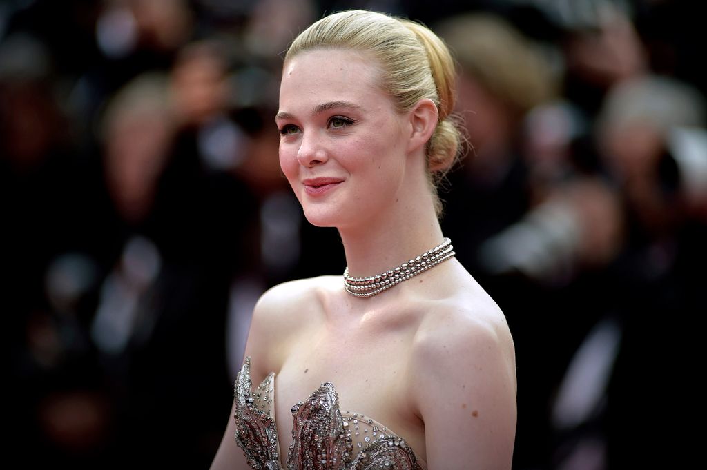Elle Fanning looks glamorous in strapless ballgown at Cannes