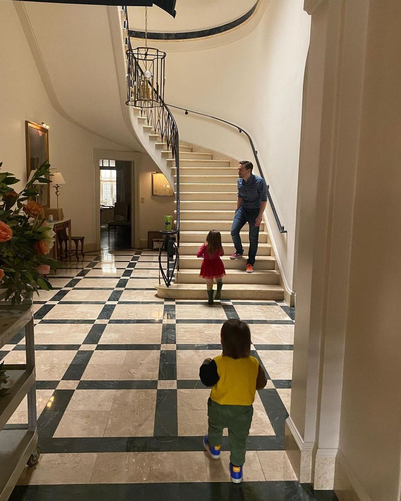 Kieran Culkin took his kids to Logan Roy's apartment