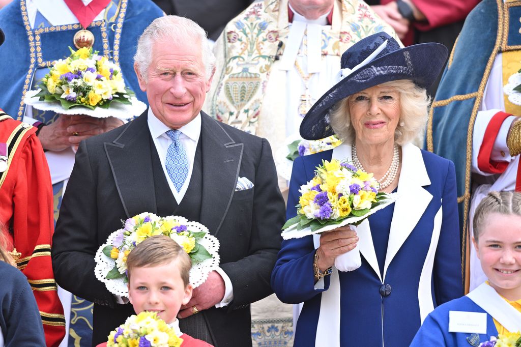 The King and Queen Consort attend the Royal Maundy service at York Minster