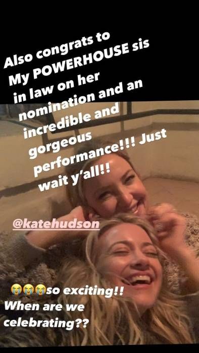 kate hudson sister in law exciting news
