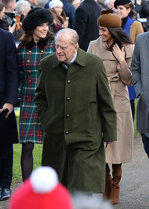 meghan markle visits church with kate middleton christmas day