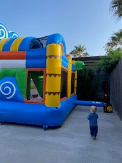 One of the children's activities on offer at Le Beach Garden