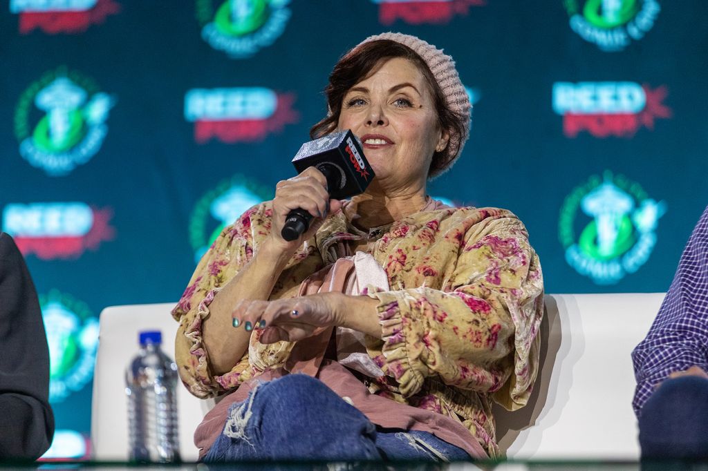 Sherilyn at a recent Comic Con event