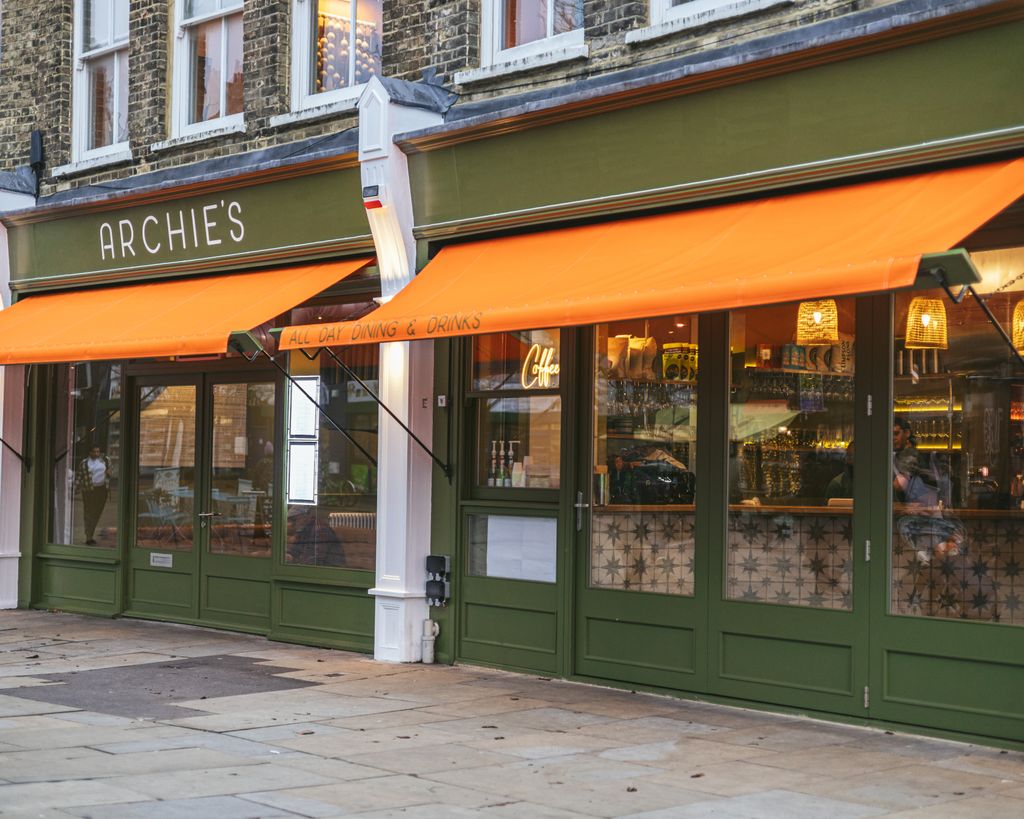 Outside view of Archies in Herne Hill