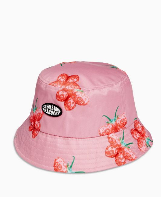 lady gaga strawberry butterfly bucket hat petals peacocks where to buy
