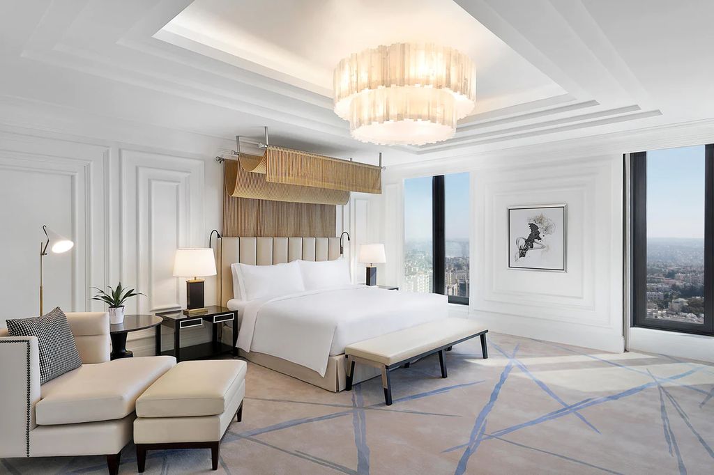 Inside the five-star Royal Suite at the St Regis Amman