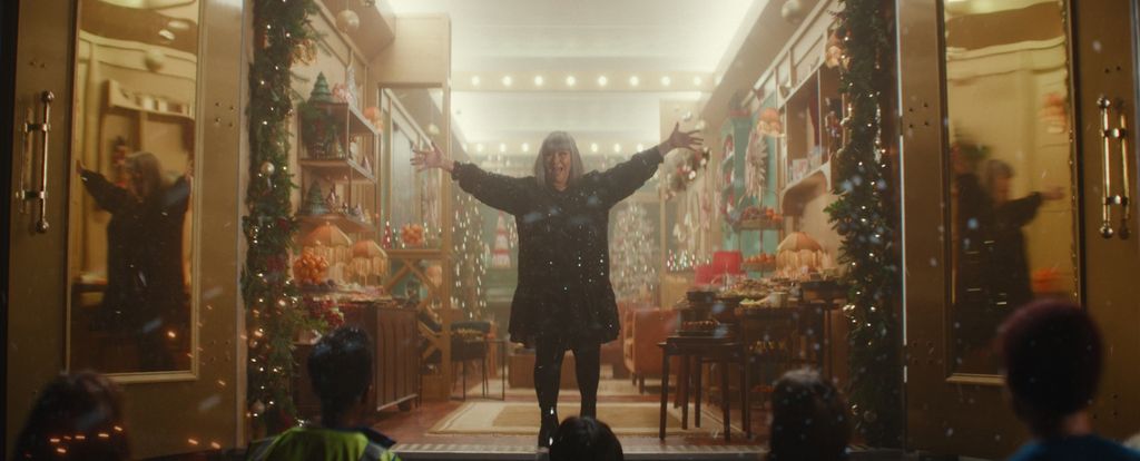 Dawn French is ready to party in her M&S mini dress