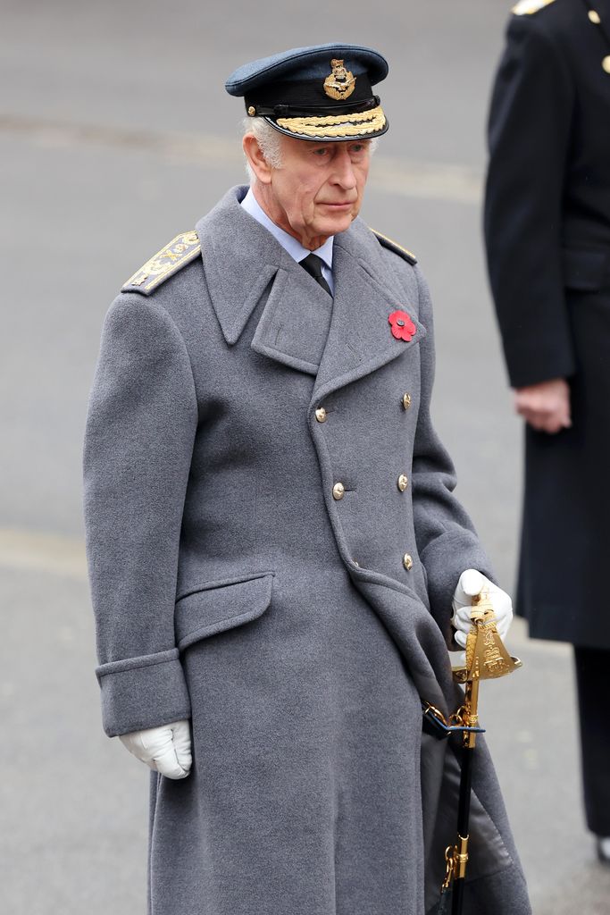 King Charles on Remembrance Sunday