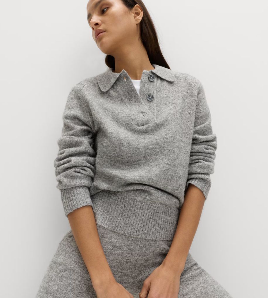 M&S Collared Button Through Jumper