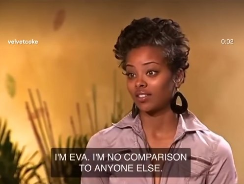 Eva Marcille on ANTM, as shared by Kayla Nicole