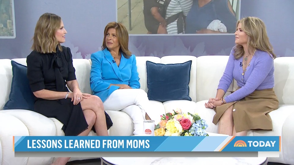 Hoda Kotb, Savannah Guthrie, and Jenna Bush Hager talk about their moms ahead of Mother's Day