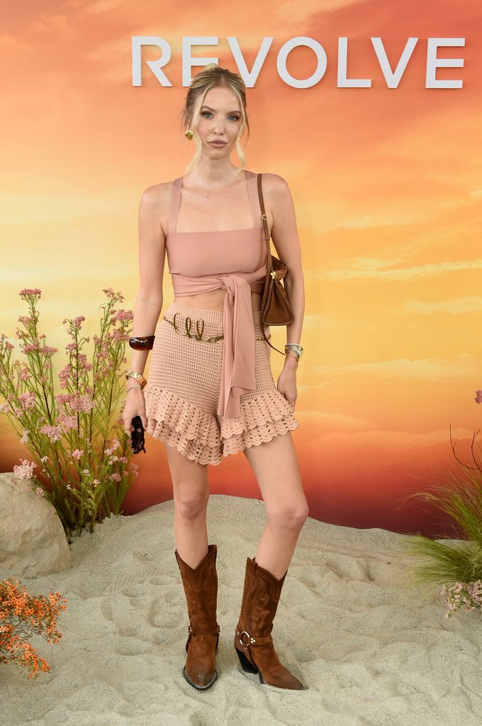 Leonie Hanne attends Revolve Festival 2025 at Cavallo Ranch on April 12, 2025 in Thermal, California