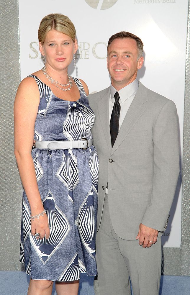 David Eigenberg and his wife Chrysti at the Sex And The City 2 premiere