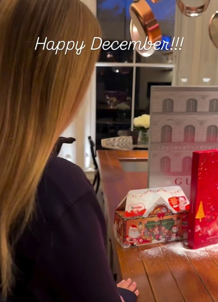 Harper was treated to 7 advent calendars