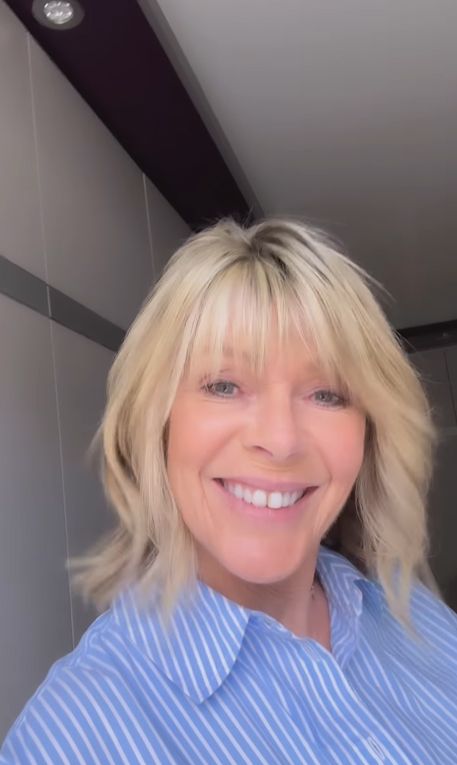 Ruth Langsford with blonde hair