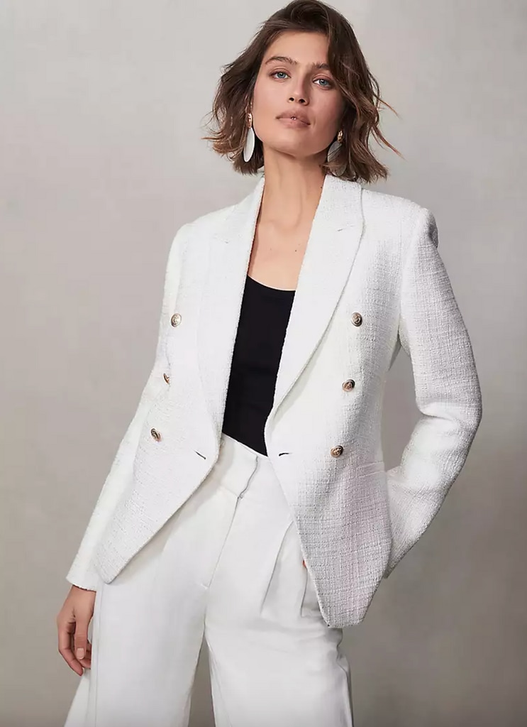 6 Kate Middleton-worthy white bouclé blazers to shop this season | HELLO!