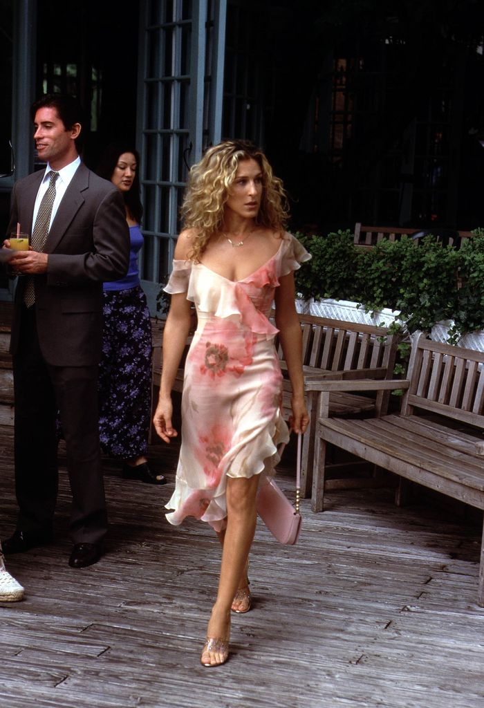 Mules made up a key part of Carrie's footwear repertoire
